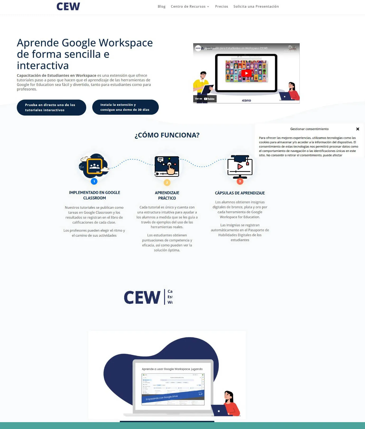 CEW Capacitación Google Workspace